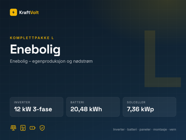 Pakke L – Enebolig